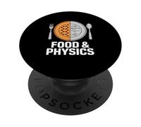 Food Physics Molecular Gastronomy Chemistry Plate PopSockets Adhesive PopGrip