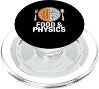 Food Physics Molecular Gastronomy Chemistry Plate PopSockets PopGrip for MagSafe