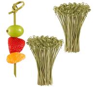 Food Picks, Cocktail Garnish Picks, 100 Cocktail Flower Picks, Decorative Food Picks for Appetisers and Desserts, Elegant Food Picks for Party Platters and Drinks, 100 Cocktail Picks