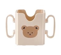 Food Pouch Holder | Adjustable Milk Box Holder | Portable Foldable Beverage Bracket with Easy Grip Handle for Travel Car Snacking Feeding