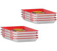 Food Preservation Tray Waste Food Preservation Tray Vacuum Fresh Storage Tray with Elastic Film Buckle Seal Storage Container Set Kitchen Gadgets