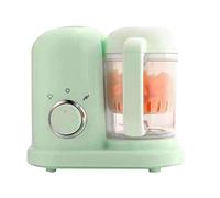 Food Processing Blender, Compact Smoothie Electric Portable Food Processor with Safety Blade for Puree and Rice Cereal - 4 Functions