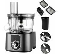 Food Processor,600W 5LCommercial Electric Vegetable Dicer,Mixer,Crusher,Grinder,Citrus Juicer,for Ground Meat/diced/Shredded/Sliced