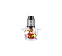 Food Processor Blender Mixer Chopper Meat 2L Glass Bowl Vegetable Grinder Fruits Nut Multi-Functional Sharp Steeliness Steel Blade