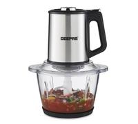 Food Processor Chopper Meat Vegetable Multi Mixer 1.2L Glass Jar 400W