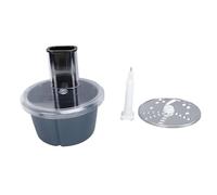 Food Processor Replacement Parts for TM5 TM6, Vegetable Cutter Attachment with Slicing Shredding Disc, Bowl Lid Cover, Chopper Blender Accessory Kit