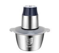 Food Processors Food Crusher Garlic Chopper Chopper Meat Grinder Mincer Food Mixer Electric Meat Grinder (Silver110v UK)