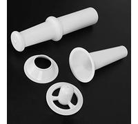 Food Pusher Sausage Filling Nozzle Kubbe Attachment Food Grade Quality Manual Sausage Maker Meat Stuffer Filler Universal