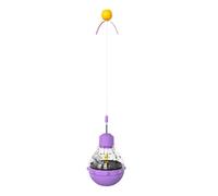 Food Puzzle Toys for Cats - Kitten Wand Toy with LED Light,Kitten Enrichment Toys, Interactive Ball Cat Puzzle Feeder for Indoor Cats