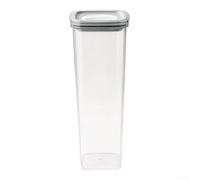 Food Safe Airtight Container for Noodles Pasta Rice Legumes Cereal and Other Pantry Dry Goods Storage (Gray)