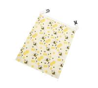 Food Safe Bees Wax Bread Container With Elastic Band Reusable Cotton Linen Bag For Homemade Sourdough Preservation Multipurpose Reusable Food Bag
