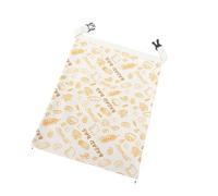 Food Safe Bees Wax Bread Container With Elastic Band Reusable Cotton Linen Bag For Homemade Sourdough Preservation Multipurpose Reusable Food Bag