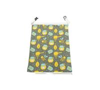 Food Safe Beeswax Bread Container with Elastic Band Reusable Cotton Linen Bags Homemade Sour Seed Storage Food Grade Beeswax Storage Bags