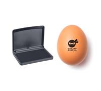 Food Safe Egg Marking Ink Pad for Hand Stamps - Non-Toxic Poultry & Chicken Egg Ink (Black Ink)