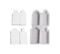 Food Safe Silicone House Molds for Home Decors Party Soap Making Reusable Family Friendly Activity Set Architecture Resin Mold