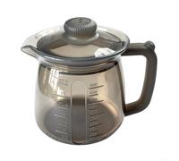 Food Safe Silicone Portable Coffee and Milk Pot Compact Design for Small Spaces Dorms RVs and Cabins (500ml Gray)