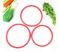 Food-Safe Silicone Sealing Ring Designed Specifically for 3 Quart and 6 Quart and Stovetop Pressure Cookers (6 Quarts Red)