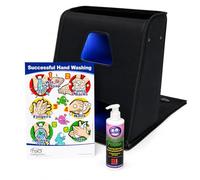 Food Safety Direct UV GlowBag 110 Hand Hygiene Training Kit with GlitterBug® Potion, LED UV Lamp, Portable Disclosure Centre, for Healthcare, Schools and Food Safety Training
