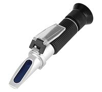 Food Salinity Refractometer Salinometer Professional Tester Temperature Accurate for Saltwater Brackish Marine Tank Testing with 0 to 28% Scale Range