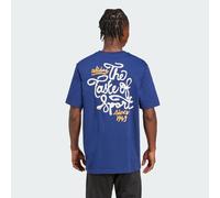 adidas T shirt Food Sauce Graphic T-Shirt in Marine EU M