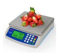 Food scale Stainless Steel 40kg Digital kitchen scale with LCD Display for Baking bread Cooking and Meal Prep Counting Scale for Parts and Coins kg/lb/oz