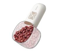 Food Scoop,Kitchen Dry Goods Spoon | Moistureproof Rice Spoon with Inner Scale and Non-Slip Handle for Kitchen Bakery Dog Cat Food Measuring