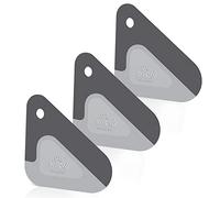 Food Scraper, 2-in-1 Pot and Pan Dish Scraper, Nylon and Silicone, Kitchen Scraper Tools for Cast Iron Skillets, Cookware, Dishes, Pans and Pots, Heat Resistant, Set of 3