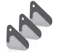 Food Scraper, 2-in-1 Pot and Pan Dish Scraper, Nylon and Silicone, Kitchen Scraper Tools for Cast Iron Skillets, Cookware, Dishes, Pans and Pots, Heat Resistant, Set of 3