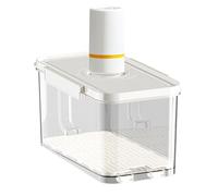 Food Sealed Box - Leakproof Fresh Keeping Container | Airtight Storage Jar - Durable Kitchen Pantry Design, Vegetable Organization Use Lid Lock System Counter Cabinet Fridge Meal Prep Holder Solution