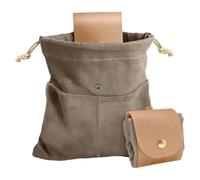Food Search Pouch, Mushroom Food Search Bag, Foldable Hiking Drawstring Pouch | Bushcraft Portable Mushroom Hunting Bag for Travel Camping Hiking