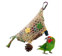 Food Search Toy for Birds, Cage Activity Game - Hanging Foraging Toy Game Scores Against Boredom for Breeding and Aviary
