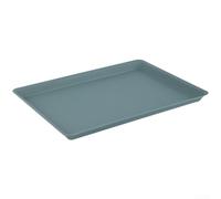 Food Service Serving Tray with Anti-Slip Texture and Containment Borders for Restaurant and Event Settings (Peacock Green)