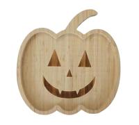 Food Serving Trays, Trays & Serving Trays - Halloween Ghosts Snow Trays Food On Wooden Tombstone - Cute Serving Trays, Ornaments