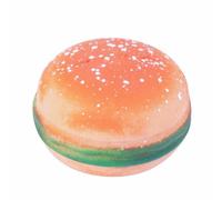 Food shape squeeze gadget Hand stress relief manipulative block Mini burger shaped knead ornament TPR Multi Shade For Daily Hand Relax Desktop Play Accessory