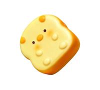 Food Shaped Squishy, Rising Toast Fidget Toy, Stress Relief Pinch Artifact with Strong Build, Sturdy PU Material, Squeeze Toy with Playful Style, Fidget for Work Study Home Office Travel