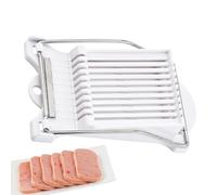 Food Slicer Tool - Steel Tomato Slicer Slicer | Versatile Meat | Uniform and Solid Cutting Device for Cheese, Ham, Avocado, Sausages, Prep Gadget