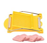 Food Slicer Tool - Steel Tomato Slicer Slicer | Versatile Meat | Uniform and Solid Cutting Device for Cheese, Ham, Avocado, Sausages, Prep Gadget