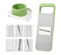 Food Slicer, Vegetable Slicer and Chopper, Fruit Peeler Grater Cheese Kitchen Utensils for Garlic Potato Cucumber Lemon Cabbage Home Restaurant