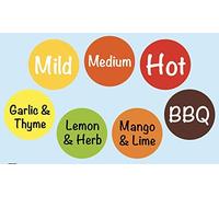 Food/Spice Stickers 30mm Circles, Lemon & Herb, 1000