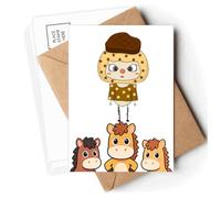Food Steak Beef Delicious Dinner Cow UU Postcards Envelopes Cards Mailing Year Horse