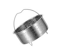 Food Steamer Basket Stainless Steel Steamer Basket with Round Steam Net for Rice Fruit Washing Machine Easy Clean