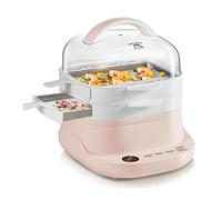 Food Steamer, Student Multifunctional Electric Cooker, Household Small Mini Multifunctional Electric Steamer Rice Noodle Maker Drawer Type, 6 Cooking Modes