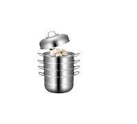 Food Steamers Stainless Steel 5 Titer Stainless Steel Steamers for Cooking Food Steamer Pot Set Suitable for Gas Electric Grill Stove Top Ceramic