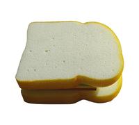 Food Sticky Note Pad - Realistic, Bread Style, Novelty Burger Sticking Notepad | Sandwich Shape Memo Notes, Sticky Notes | Funny Creative Self-Adhesive Notepad for Home Office School Supplies