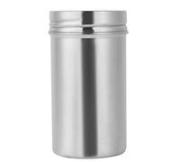 Food Storage Box 304 Stainless Steel Sealed Storage Jar Portable Airtight Coffee Container Multipurpose Food Storage Box for Chocolate Biscuit (420ml)