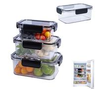 Food Storage Container, Sealed Food Storage Box | 800ml Food Storage Containers with Lids | Lockable Food Storage Container, Snack Box Container, Portable Org