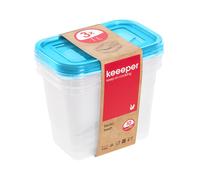 Food Storage Container Set Dishwasher 6 x 90ml / 5 x 500ml / 4 x 750ml / 3 x 1L