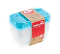 Food Storage Container Set Dishwasher 6 x 90ml / 5 x 500ml / 4 x 750ml / 3 x 1L