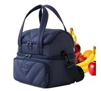 Food Storage, Leakproof Cooling Tote, Food Storage for Meal Prep, Stackable Thermal Lunch Bag, Easy to Use, Portable Bag, Versatile Function for Gym, Hiking, Road Trips, Family Outings, Travel,