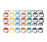 Food Storage Stickers, 7000 Pcs Days of The Week Round Stickers, Date Labels, 7 Colors, Great for Labeling and Organizing, Sunday to Monday Labels Included